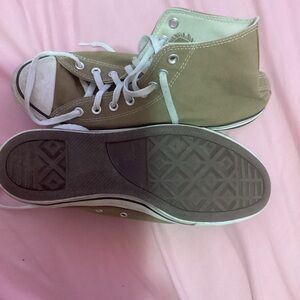 Converse High-Top Sneakers in brown